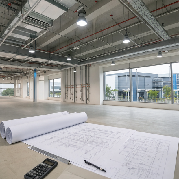 Industrial unit project scenario requiring JTC coordination